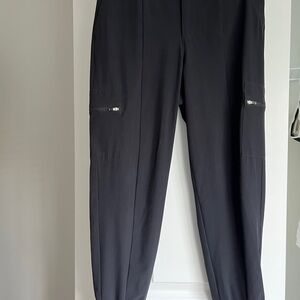 T by Talbots Black Nylon Joggers